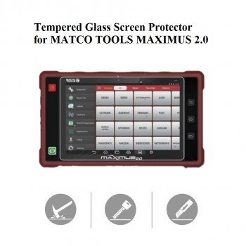Tempered Glass Screen Protector for MATCO TOOLS MAXIMUS 2.0